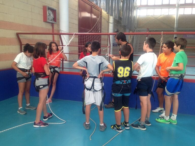 Alta participación en la Escuela de Aventura