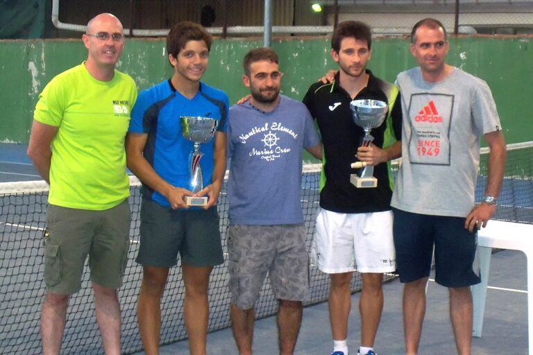 Cuarto maratón de tenis consecutivo para Ángel J. Medina y Josué Ocaña