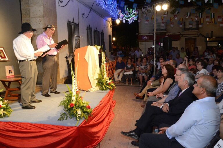 “Don Quijote y Sancho” pregonaron la Feria y Fiestas 2014 de Argamasilla de Alba