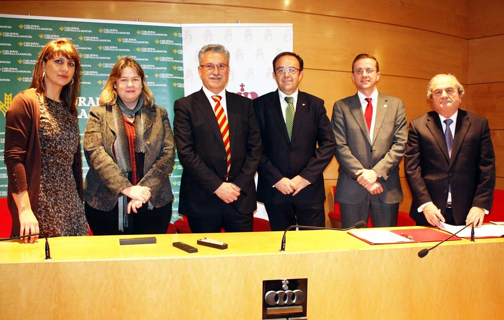 20150206 Caja Rural CLM convenio financiero con el Ayuntamiento de Coslada