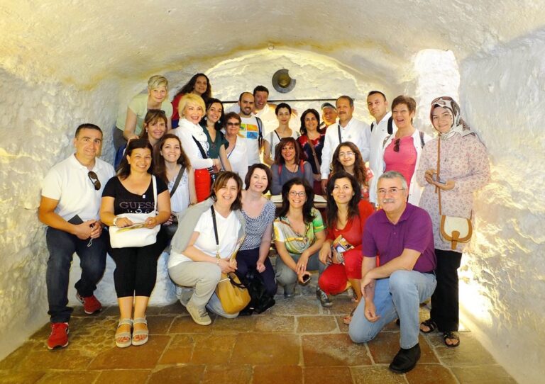 Profesores del programa Comenius visitan los lugares cervantinos de Argamasilla de Alba