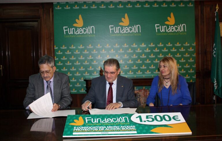 Fundación Caja Rural CLM entrega 1.500 € de MicroAyuda a ASPAYM en favor de las personas con lesión medular