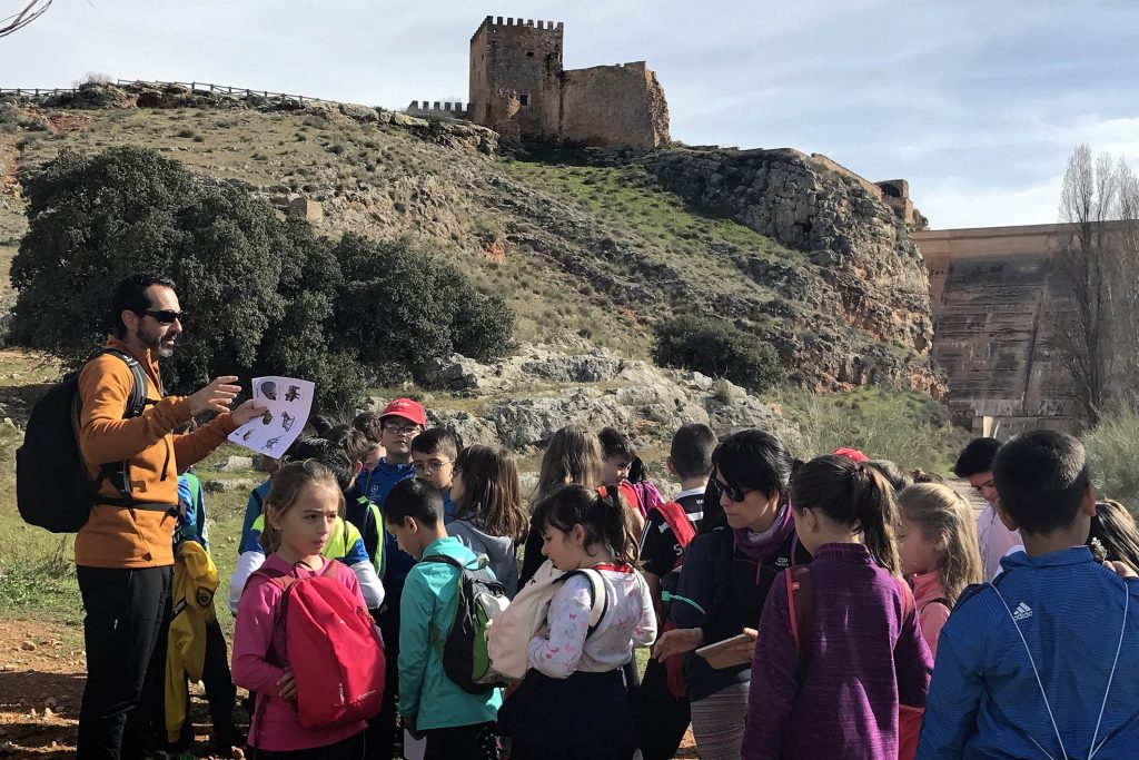 Los escolares de Argamasilla de Alba profundizan en sus conocimientos sobre castillo de Peñarroya y su entorno