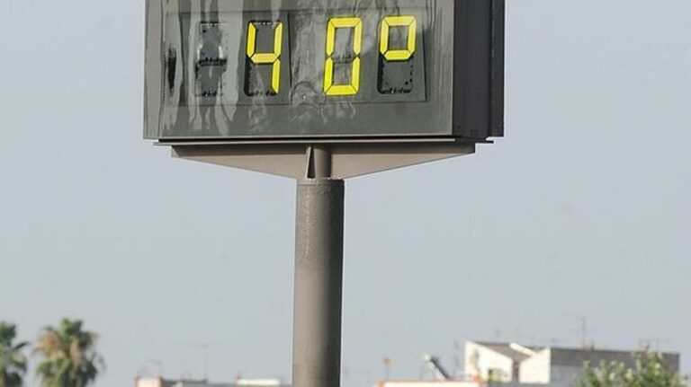 Los termómetros subirán hasta los 40 grados el miércoles