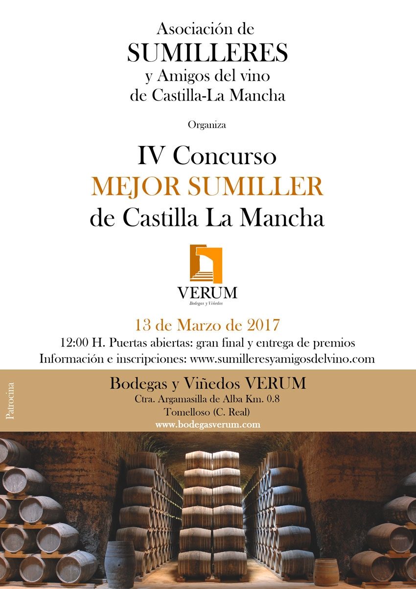 Bodegas Verum de Tomelloso acoge el IV Concurso de Sumilleres de Castilla-La Mancha
