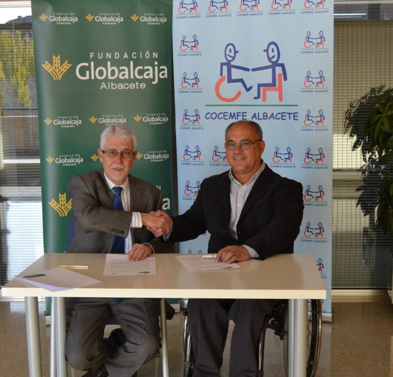 Convenio de la Fundacion Globalcaja Albacete con COCEMFE