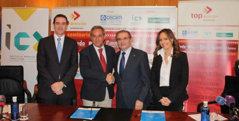 La Fundación Caja Rural Castilla-La Mancha renueva su convenio con CECAM para formar a empresarios