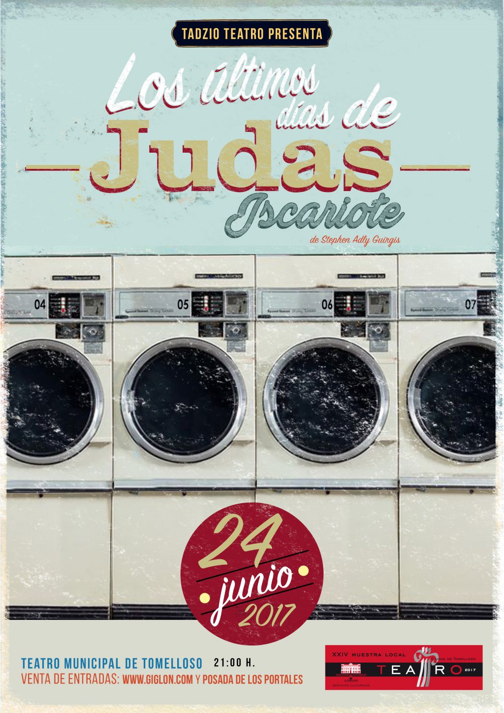 Tadzio estrena este sábado “Los últimos días de Judas Iscariote” en la Muestra Local de Teatro