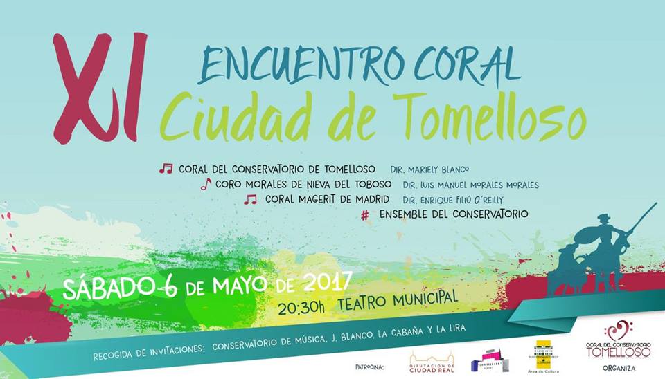 El Teatro Municipal acoge este sábado el XI Encuentro Coral “Ciudad de Tomelloso”