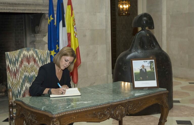 Cospedal: “La democracia siempre tiene que estar por encima del terror