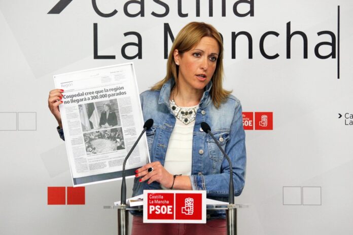 Cristina Maestre_Cospedal 300.000parados