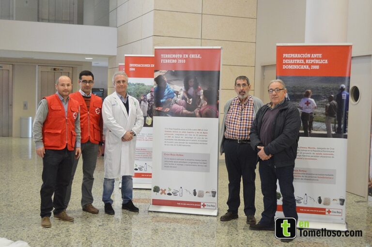 Cruz Roja Española expone “Nuestra Acción Humanitaria” en el Hospital de Tomelloso