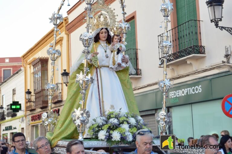 La Virgen de la Viñas ya está en Tomelloso para presidir la Feria y Fiestas 2014