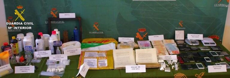 Cae una red dedicada al tráfico de drogas en las provincias de Ciudad Real, Albacete y Madrid