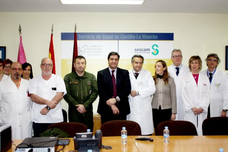 Echániz felicita a todos los sanitarios que intervinieron en el accidente del F-16