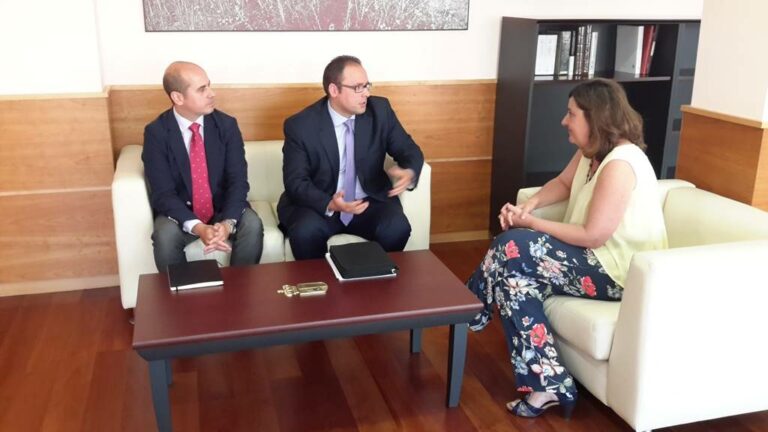 Patricia Franco se reúne con el director de Relaciones Institucionales de Mercadona en Castilla-La Mancha