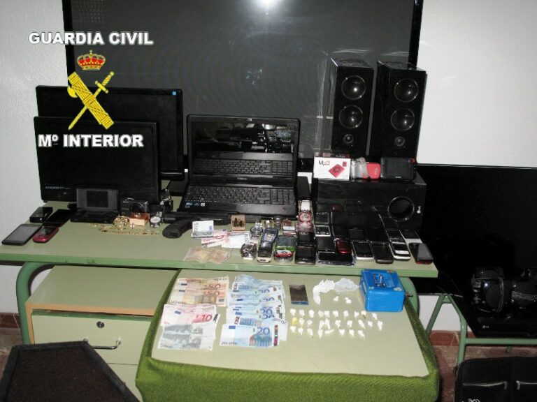 La Guardia Civil ha desarticulado un punto de venta de droga en Manzanares