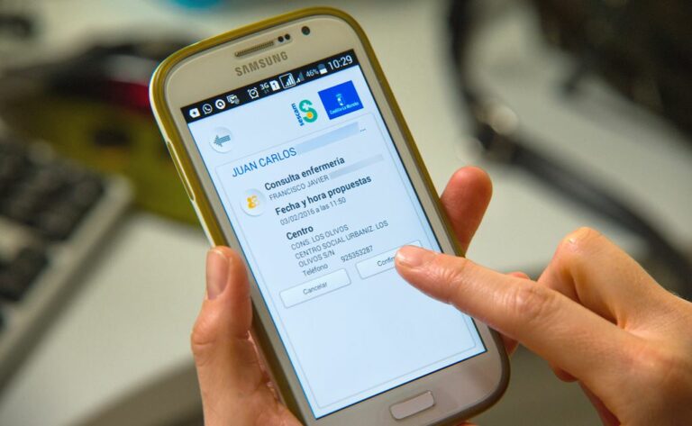 Ya se puede solicitar cita previa de enfermería a través del móvil y la página web del SESCAM