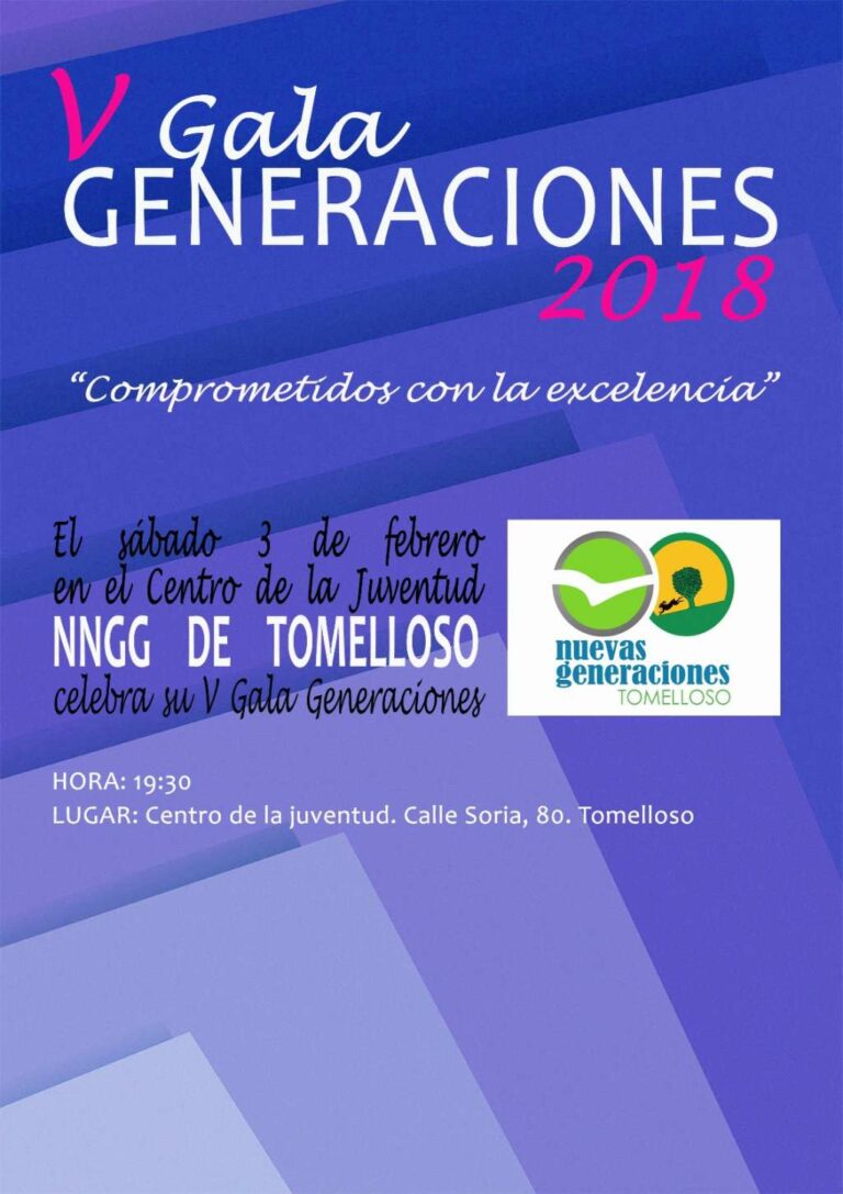 NNGG celebra su V Gala de entrega de los ‘Premios Generaciones’
