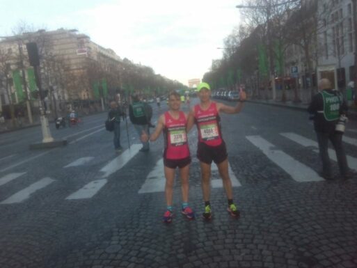 Maratonianos tomelloseros en París