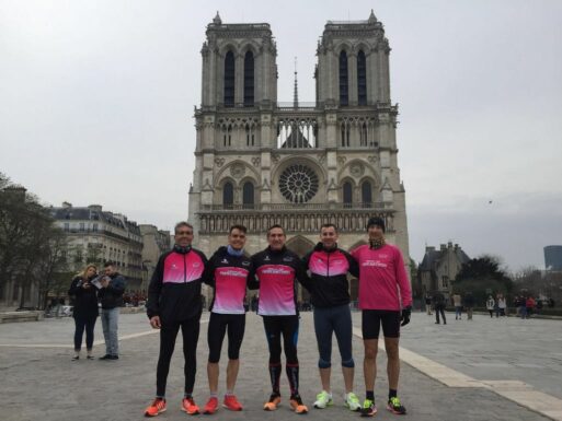 Maratonianos tomelloseros en París