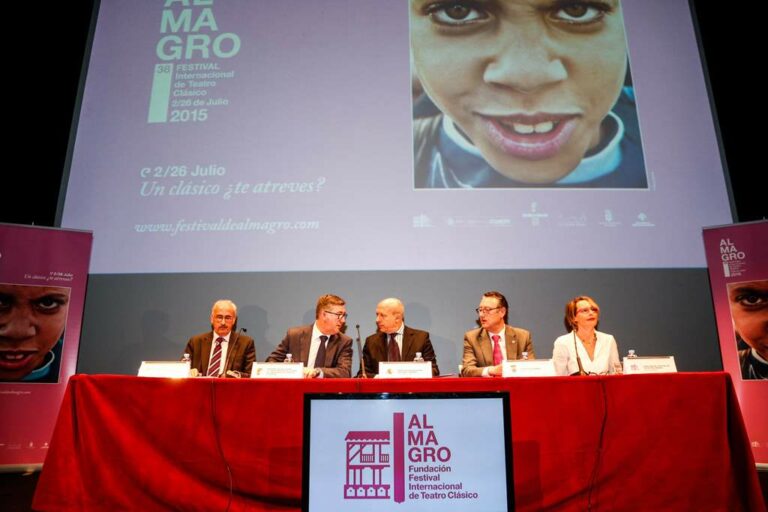 Tim Robbins, Blanca Portillo y Peris Mencheta, en la 38ª Edición del Festival de Almagro