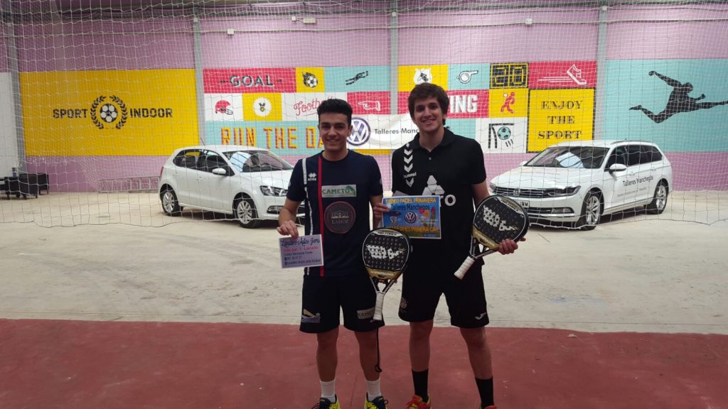 Patricio Marquina y Sergio Valerio, ganadores del Torneo de Primavera de Pádel “Talleres Manchegos”