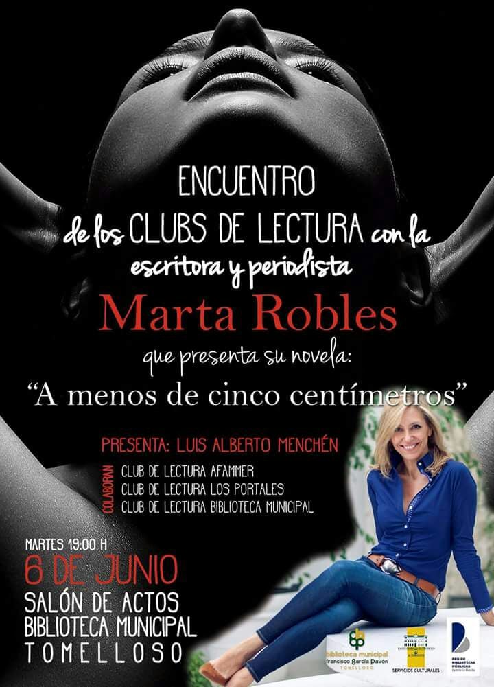 La Biblioteca de Tomelloso organiza un encuentro literario con Marta Robles