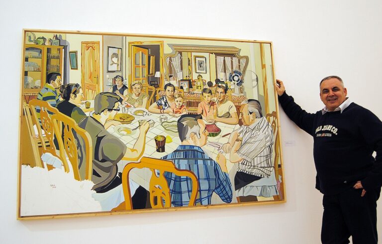 Pepe Carretero relata con la pintura momentos importantes de su vida