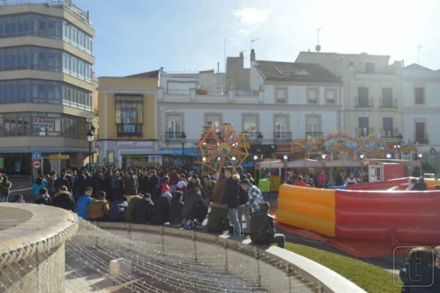 La plaza de España de Tomelloso, epicentro del ocio en la primera semana de 2018