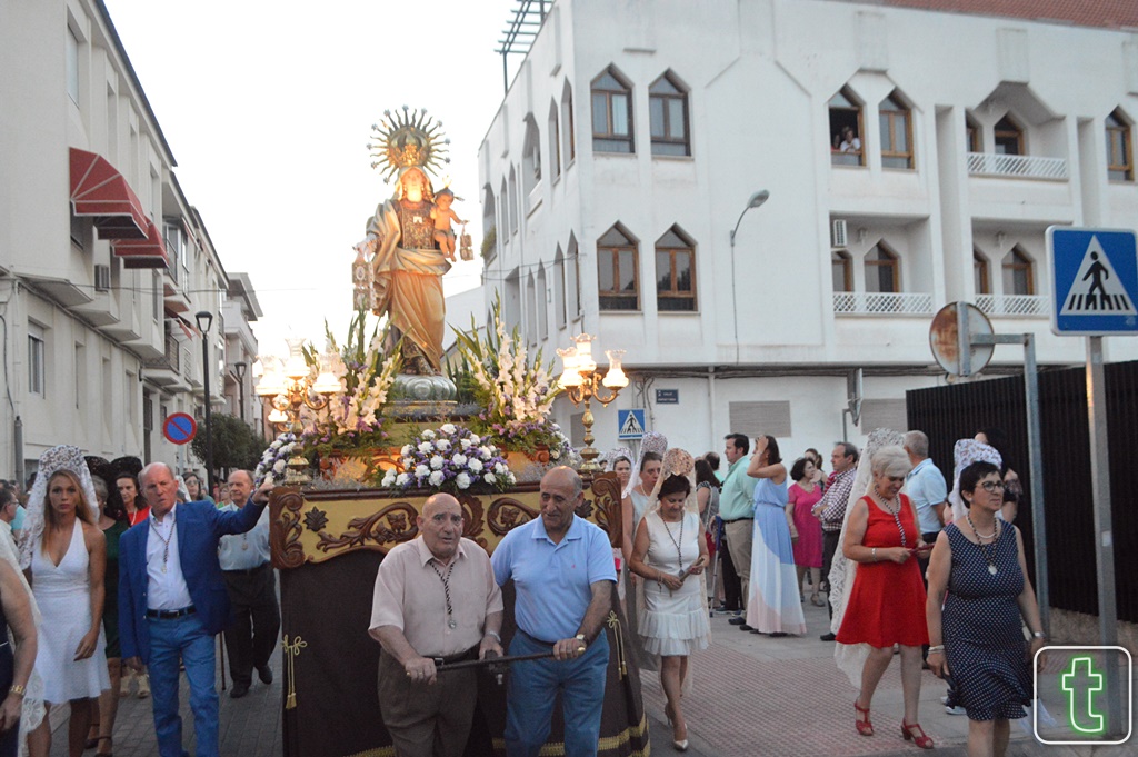 Las fiestas del Barrio del Carmen acaban con la celebración del día grande