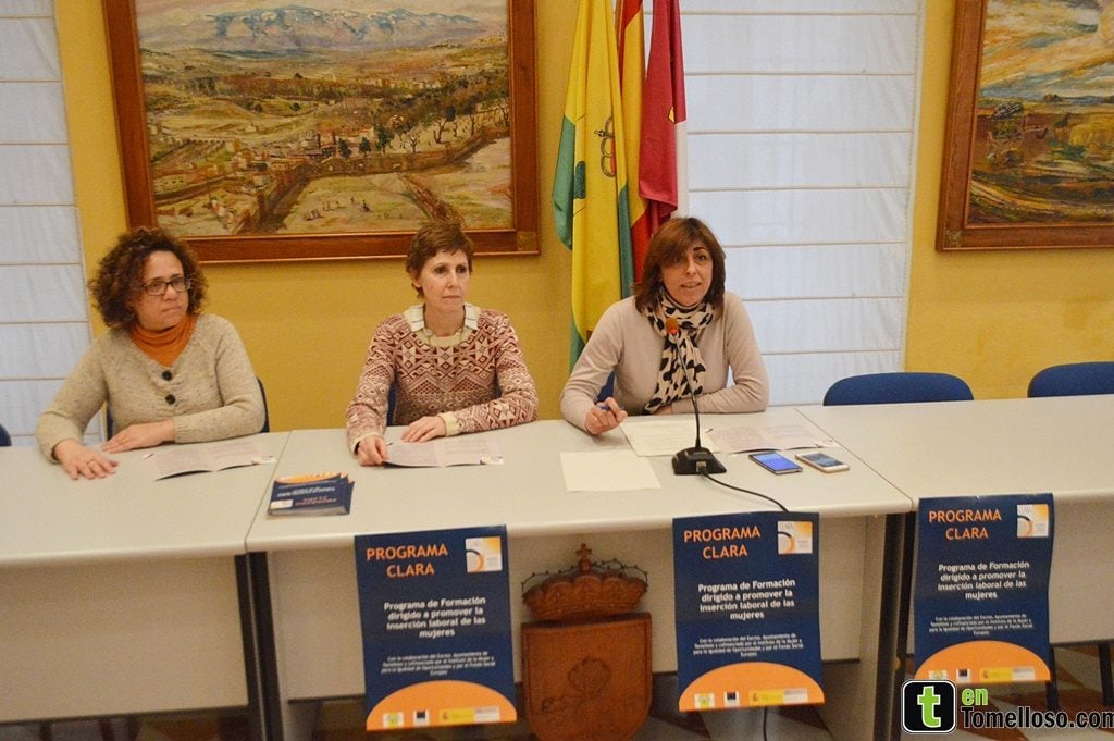 25 mujeres en situación de vulnerabilidad participarán en Tomelloso en el programa CLARA