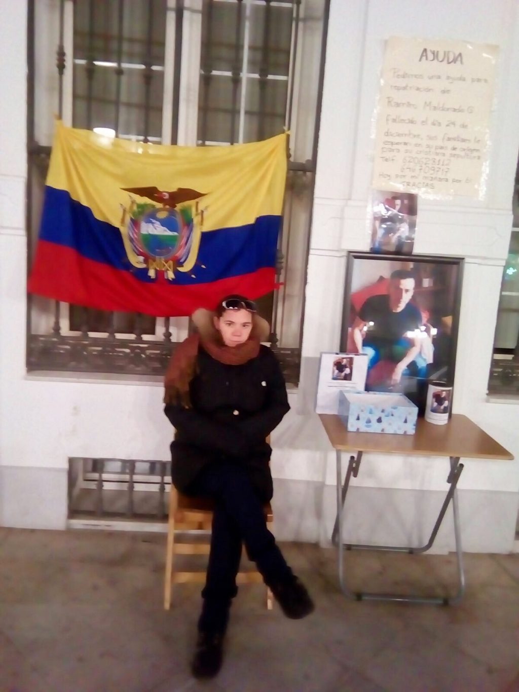 Rocío pide ayuda para repatriar el cadáver de su marido a Ecuador
