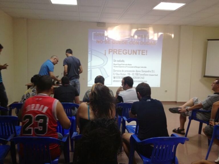 Servicio de Prevención Ajeno Sampedro ha comenzado a impartir los cursos de prevención para trabajadores de la vendimia