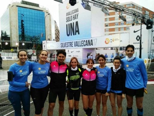 110 atletas del Manchathon corren la San Silvestre Vallecana