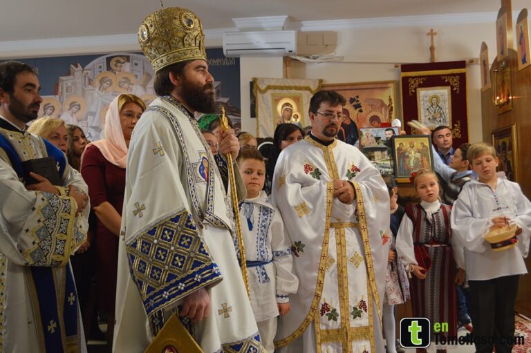 Timotei, Obispo de la Iglesia Ortodoxa Rumana de España y Portugal, visita Tomelloso