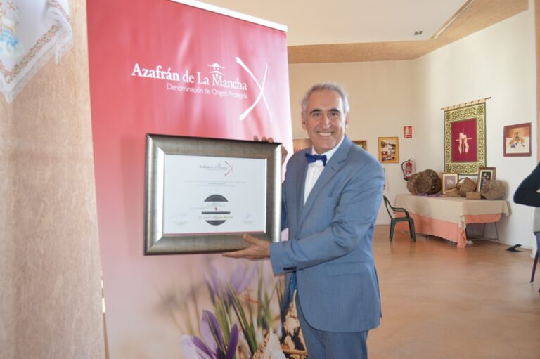 Adolfo, embajador del Azafrán de la Mancha