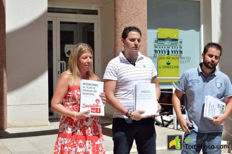 El PSOE de Tomelloso presenta 289 alegaciones al Plan de Ordenación Municipal