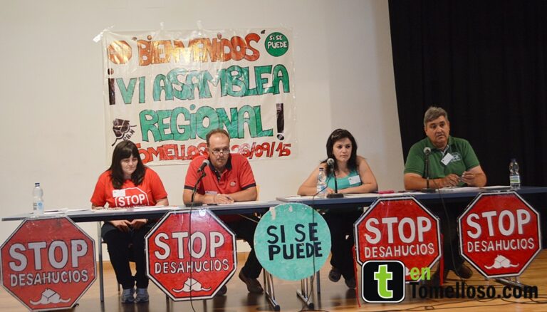 Tomelloso acoge la VI Asamblea Regional de Afectados por la Hipoteca de Castilla-La Mancha