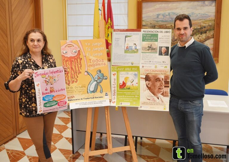 Otoño de libros, lecturas y solidaridad en la Biblioteca “García Pavón” de Tomelloso