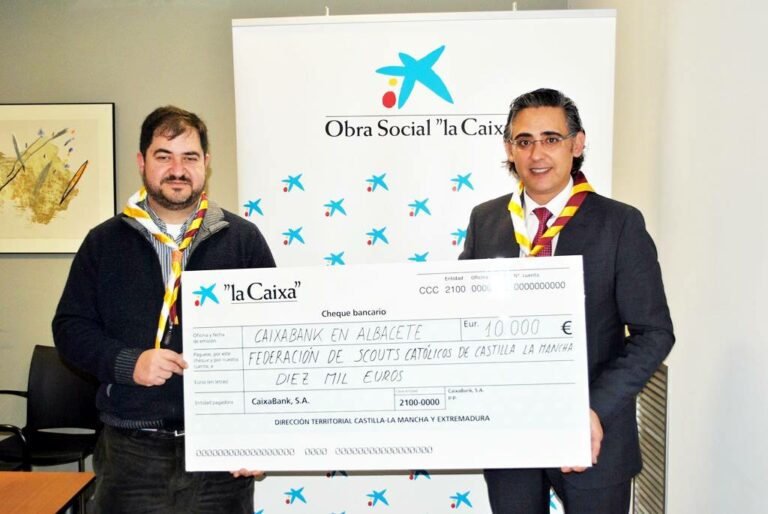 La Obra Social de “la Caixa” colaborará con la Federación de Scouts Católicos de Castilla-La Mancha