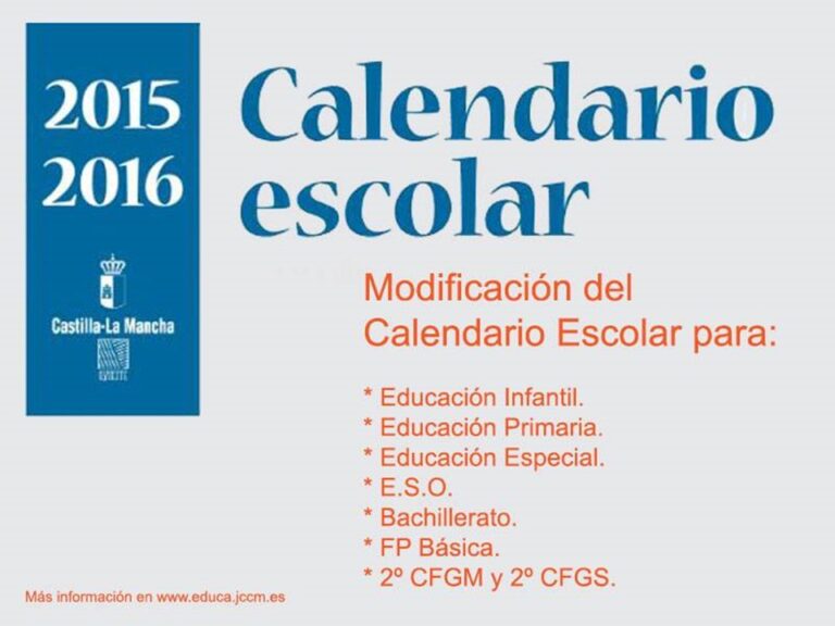 La Consejería de Educación modifica las fechas de inicio y finalización del curso académico