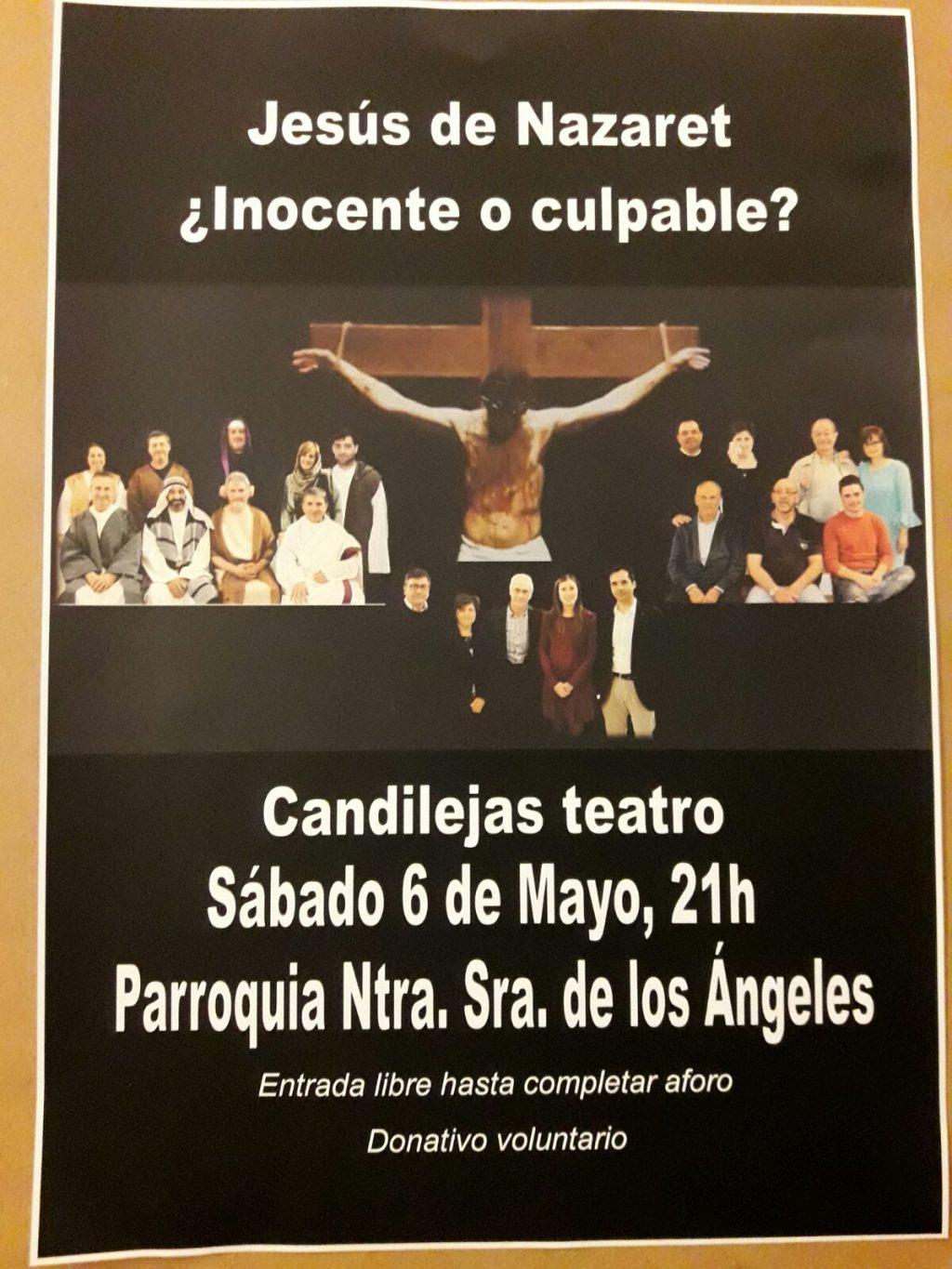 Candilejas Teatro representa en Tomelloso “Jesús de Nazaret ¿inocente o culpable?”