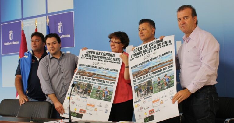 Junta de Comunidades, Diputación y Cocemfe se unen para dar su respaldo al ‘I Torneo Nacional de Tenis en Silla de Ruedas’