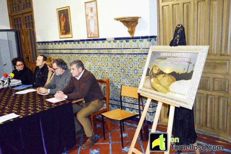La Hermandad del Santo Sepulcro protagonista del cartel de la Semana Santa de Tomelloso