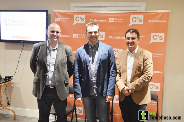 Ciudadanos Tomelloso presenta el “Pacto Nacional por la Educación”