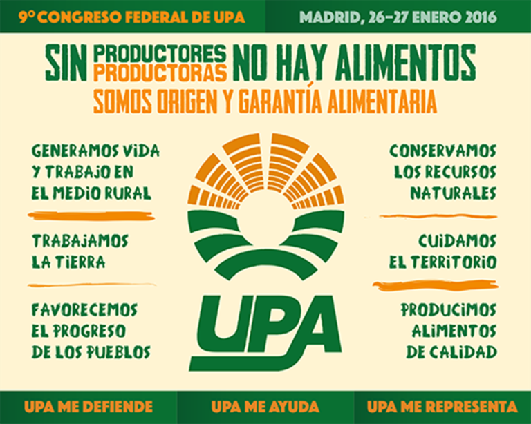 UPA CLM reivindicará en el IX Congreso Confederal la importancia del sector y la producción de alimentos