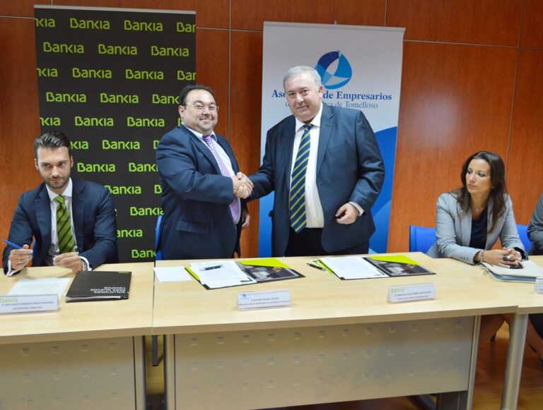 Acuerdo de la Asociación de Empresarios de la Comarca de Tomelloso con Bankia