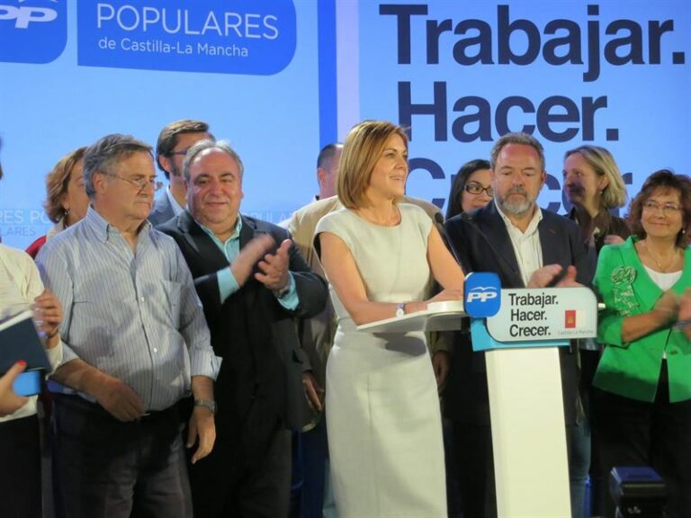 Cospedal: “Los ciudadanos han depositado su confianza mayoritaria en el PP”