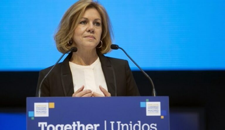 Cospedal: “La garantía de futuro viene de la mano del PP en toda Europa”
